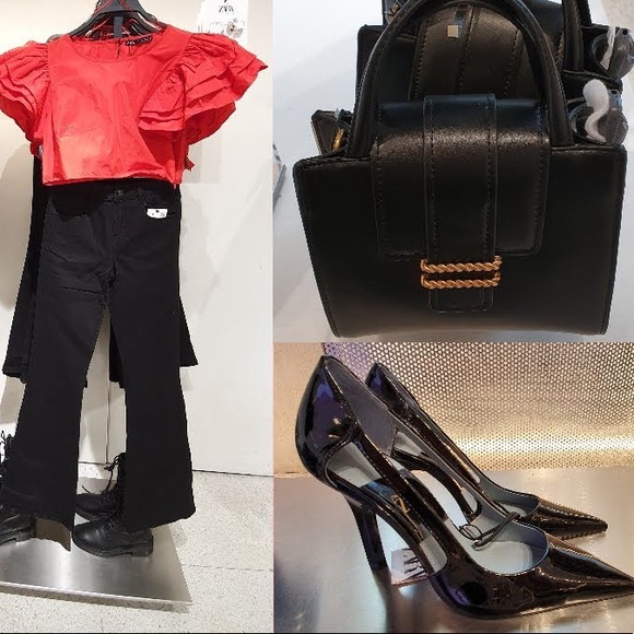 ZARA FLAP CITY BAG - Picture 11 of 12